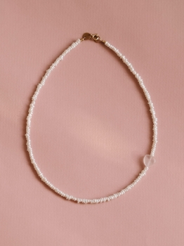 Naszyjnik Tiny Pearls with Heart